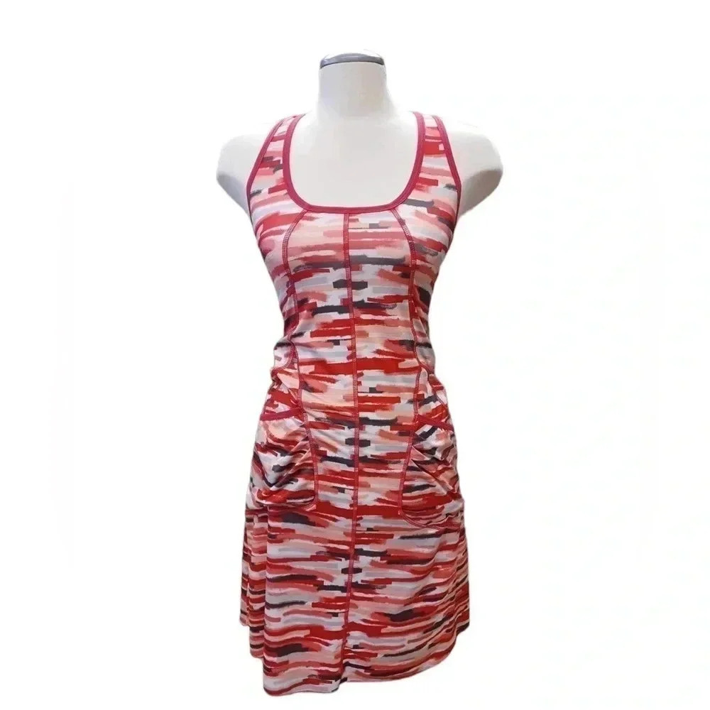 Lole Multi Coloured Racer Back Sleeveless Mini Dress Size XS
